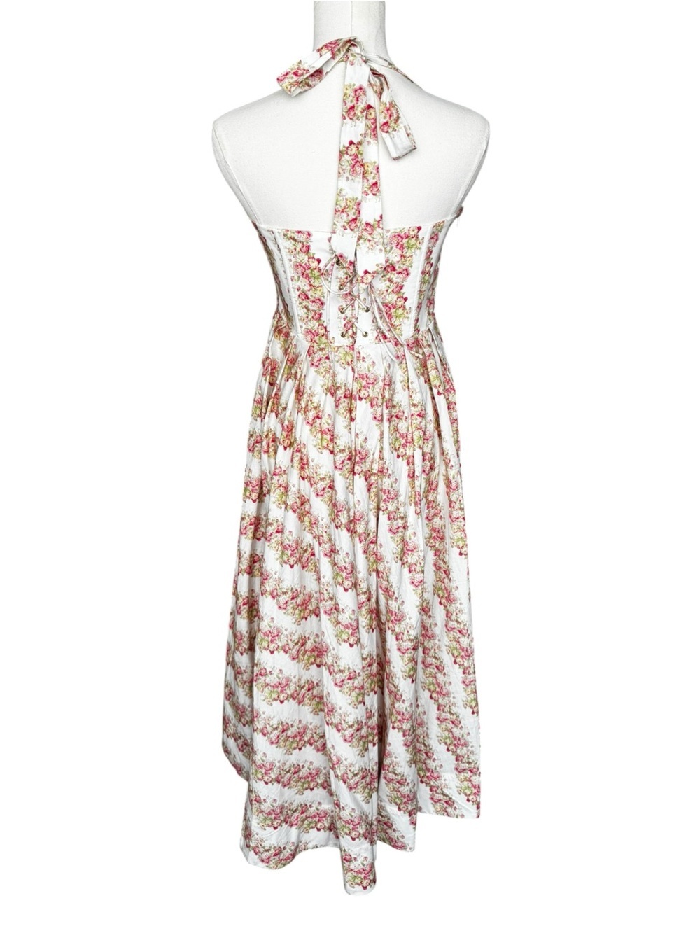 LaceMade Tuscany Rose Corset Dress Large US: 6 - Picture 11 of 16